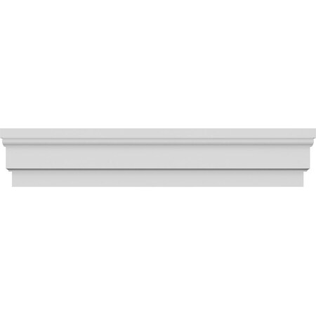 Ekena Millwork 139" Bottom Width x 143 5/8" Top Width x 12 7/8"H x 1 1/4"P Stannis Crosshead CRH13X139ST